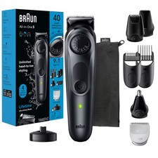 BRAUN ALL-IN-ONE STYLE KIT SERIES 5 AIO5490 RECHARGEABLE 9-IN-1 BODY BEARD &