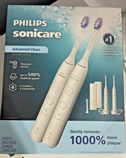 Philips Sonicare Advanced Clean Rechargeable Electric Toothbrush 2 Pack (Open box)