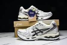 AS*CS Gel-Kayano 14 Cream Black Metallic Plum 1201A019-108 Men's Shoes Size 4-11