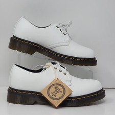 Dr Martens Vegan Low Boots Air Wair Air Cushion White 27214 Mens 6 Womens 7 New