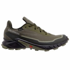 Salomon Alphacross 5 GTX Mens Waterproof Trail Hiking Shoes, Olive, Pick Size (New without box)