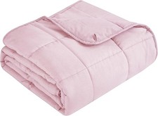 Luxury Weighted Blanket 15 lbs - 60" x 80" Cooling Soft Cotton for Better Sleep
