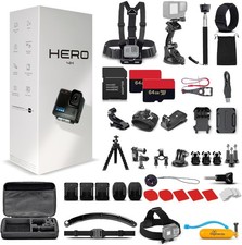 Go Pro HERO Compact - Waterproof Action Camera 50:1 Accessory + 2X 64GB + More