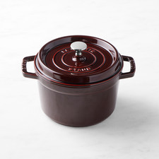Staub Enameled Cast Iron 3 Qt Deep Oven Grenadine - NO IMPORT FEE