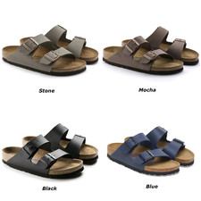 Birkenstock Arizona Soft Footbed Birko-Flor Sandals Unisex Shoes Sizes US6–12