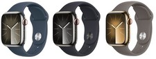 Apple Watch Series 9 41mm 45mm GPS + LTE UNLOCKED Stainless Steel - Good (Good - Refurbished)