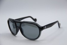 NEW MONCLER ML0055 01C BLACK DESIGNER AUTHENTIC FRAMES SUNGLASSES 52-21 (New without tags)