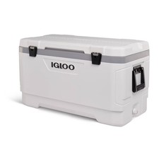 Igloo Latitude 100qt Marine Cooler: UV-Resistant Hard-Sided Polyethylene (Open box)