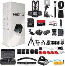 GoPro HERO Compact Waterproof Action Camera 50 In 1 Accessory Kit
