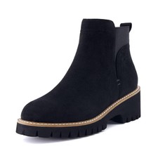 CUSHIONAIRE Parade Pull-On Womens Boots Lightweight Lug Sole Chelsea Style (New without box)