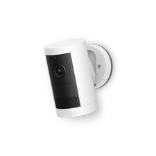 Ring Outdoor Cam Plus Battery 2K Video with Low-Light Vision White (Open box)