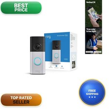 Ring Wired Doorbell Plus Newest Model Home Or Business Security Retinal 2K