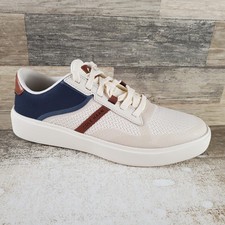 Cole Haan Grand Crosscourt Winner Mens Shoes Sz 9.5 M Ivory Navy Tan Sneakers