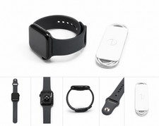 Apple Watch Series 8 GPS 45mm Midnight Aluminum Sport Band M/L ECG Fitness