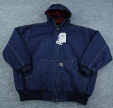 Carhartt Jacket Mens 3XL Active Jac Denim Loose Fit 50th Anniversary Lined XXXL