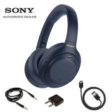 Geniune Sony WH-1000XM4 Wireless Noise-Cancelling Over-the-Ear Headphones Blue