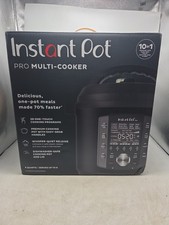 Instant Pot Pro 60 10-in-1 6Qt Pressure Cooker Slow Rice Grain Steamer New