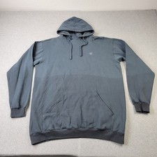 Champion Hoodie Mens 2XLT Tall Gray Logo Embroidery Pullover Pockets