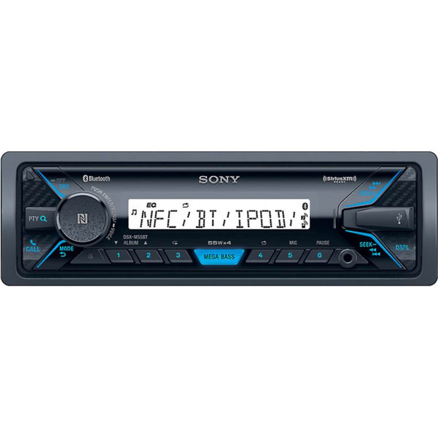 Sony DSX-M55BT Marine digital media receiver with Bluetooth (does not play CDs)