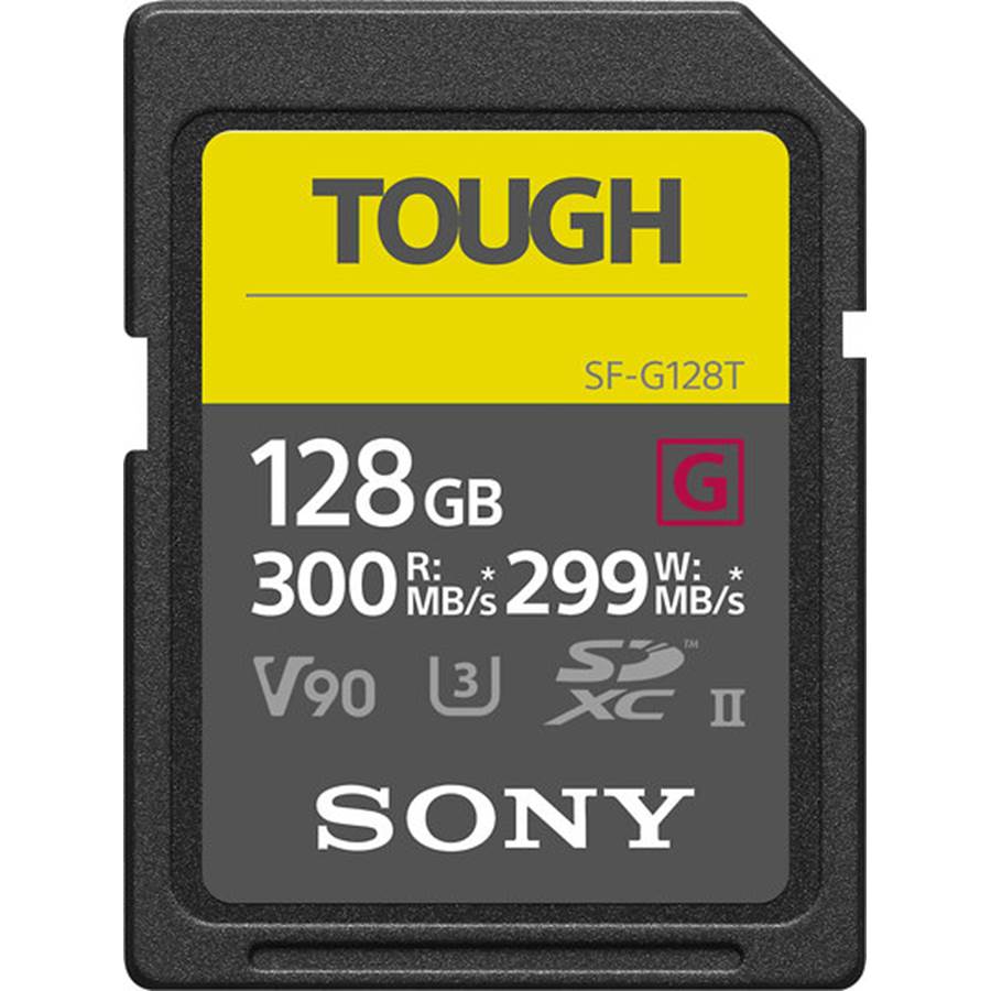 Sony SF-G Series Tough SDXC Memory Card Class 10, UHS Speed Class 3 - 128GB
