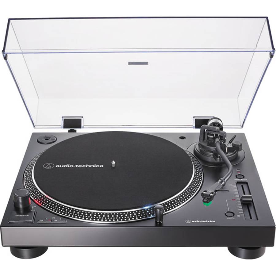 Audio-Technica LP-120XUSB Manual direct-drive turntable with USB output and built-in phono preamp - Black