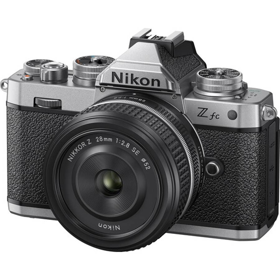 Nikon Z fc Kit 20.9-megapixel APS-C sensor mirrorless camera with 28mm f/2.8 Lens, Wi-Fi, Bluetooth, and 4K video capability