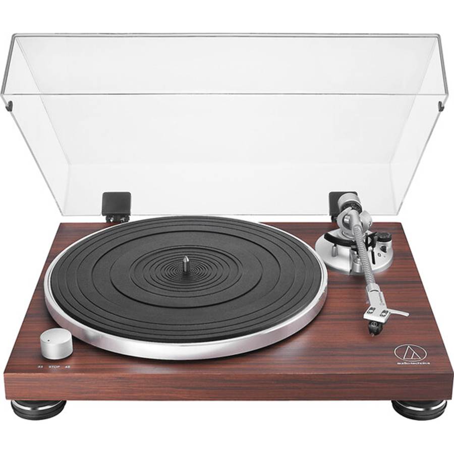 Audio-Technica LPW50BT-RW Manual belt-drive turntable with built-in phono preamp and Bluetooth