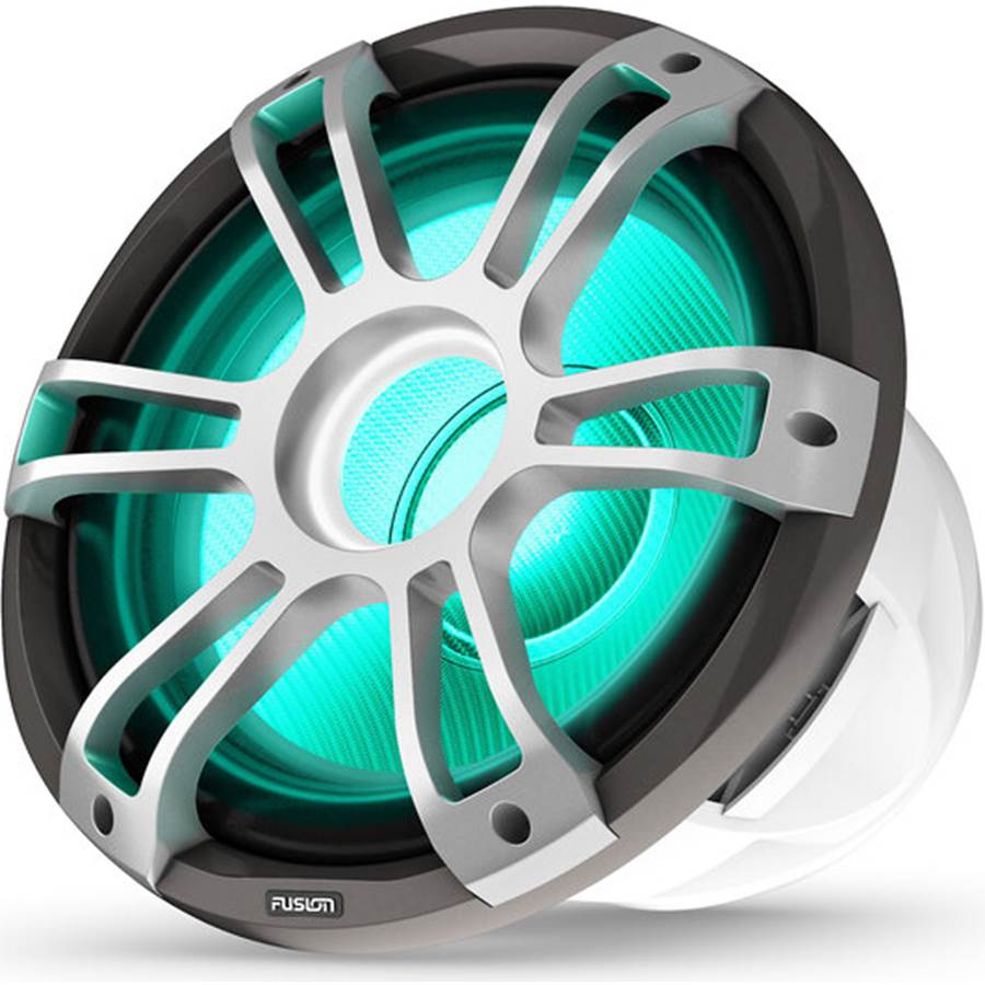 Fusion Signature Series 3i Marine Subwoofer 12" CRGBW marine subwoofer - Gray, Sports Grille