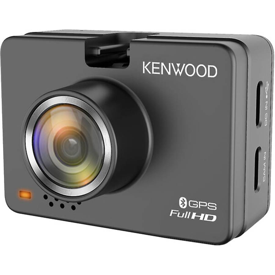 Kenwood DRV-A310W HD dash cam with 2" display, GPS, and Wi-Fi