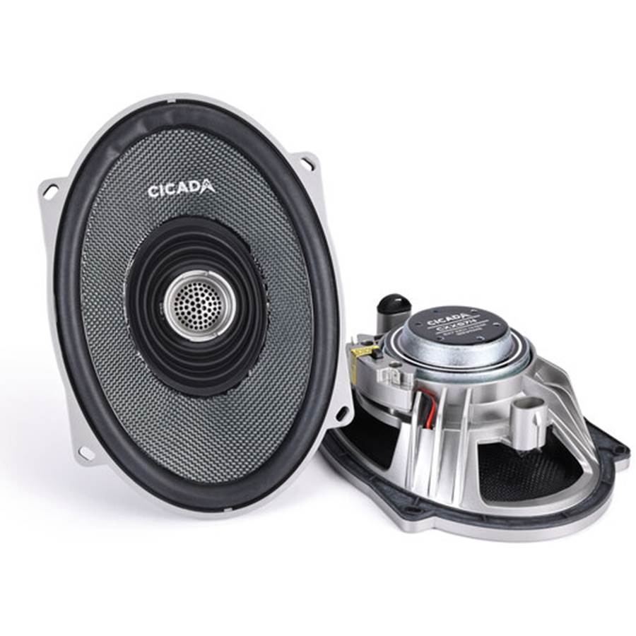 Cicada Audio CXX57.4 Pro Coaxial water-resistant 5"x7" 2-way motorcycle speakers (4-ohm)