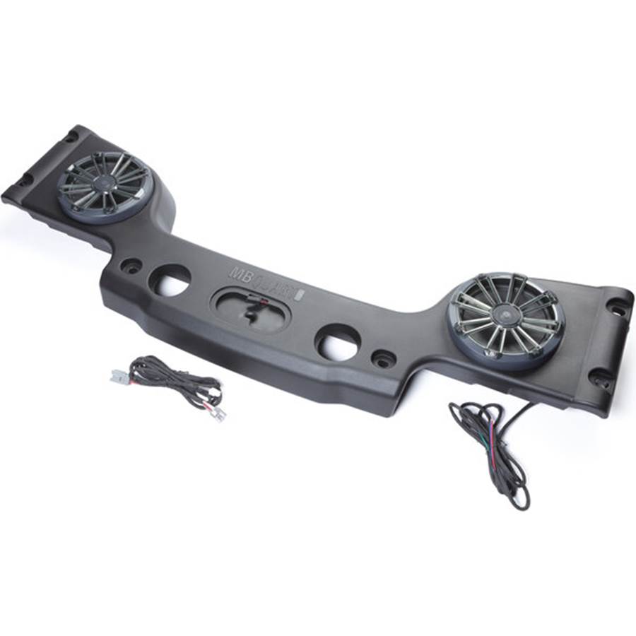 MB Quart MBQJK-28CRGB Soundbar with 8" RGB LED coaxial speakers - designed and tuned for 2007-18 Jeep Wrangler JK