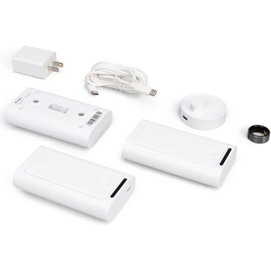 Lotus Kit (1 Ring + 3 Switch Covers) Wearable ring remote for on/off control of toggle-style wall switches and LG/Hisense/Vizio TVs - Size 12