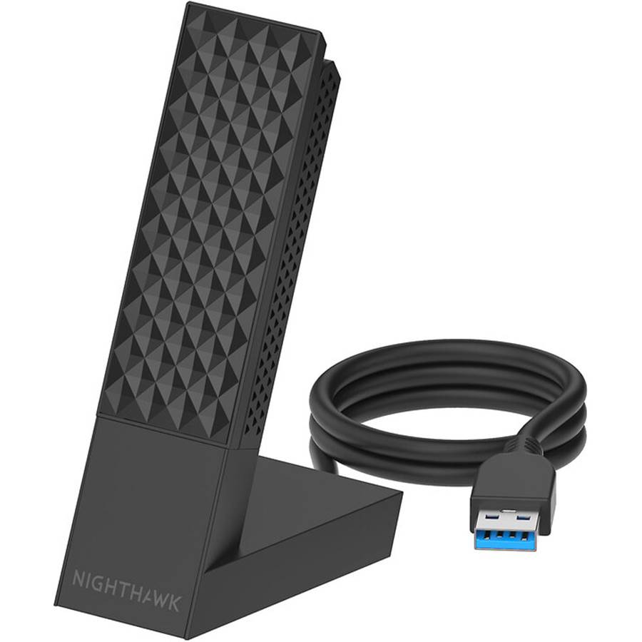 NETGEAR Nighthawk A9000 Wi-Fi 7 USB 3.0 Adapter Tri-band Wi-Fi booster for PCs running Windows 11 or above