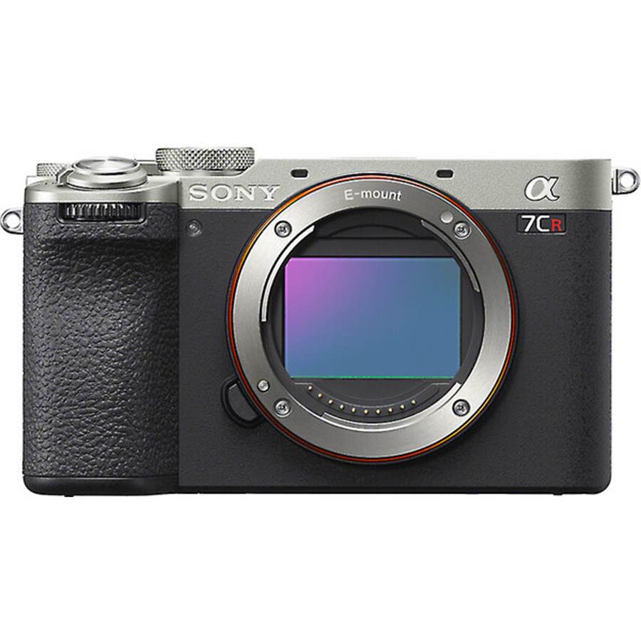 Sony Alpha 7CR Full Frame (no lens included) Compact 61-megapixel full-frame mirrorless camera with Wi-Fi and Bluetooth - Silver