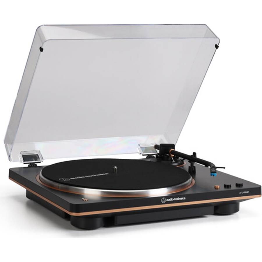 Audio-Technica AT-LP70XBT Fully automatic, belt-driven turntable with Bluetooth - Black/Bronze