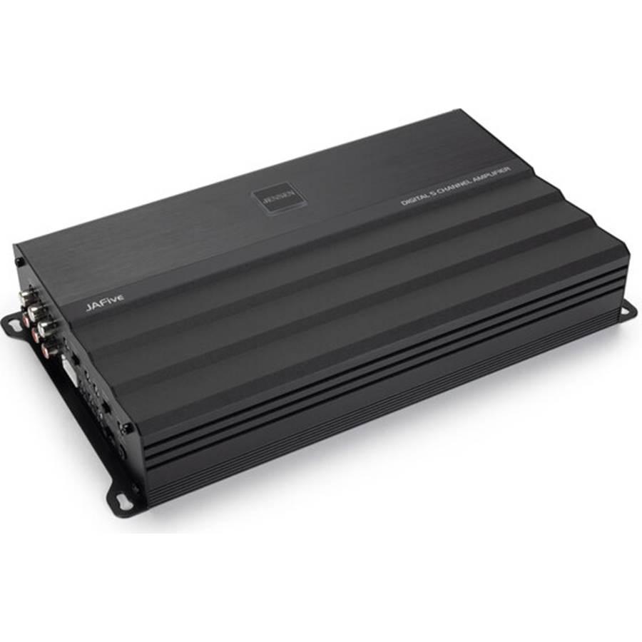 Jensen JAFive JA Series compact 5-channel car amplifier - 85 watts RMS x 4 at 4 ohms + 495 watts RMS x 1 at 2 ohms