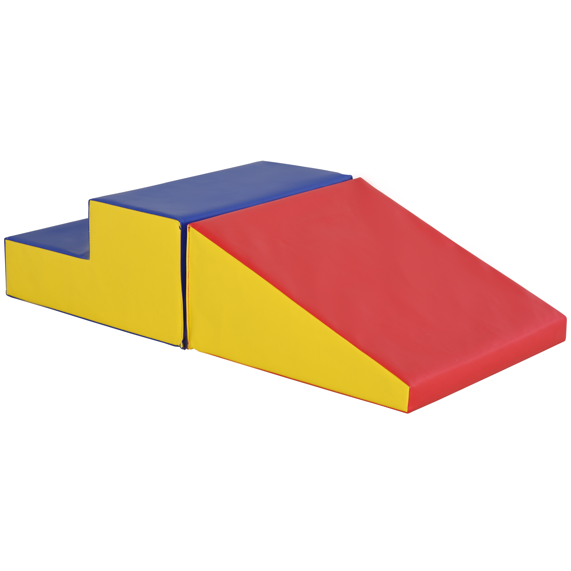 Soozier 2-Piece Climb & Crawl Activity Play Foam Building Blocks for Toddlers with a Soft High-Density Foam Material