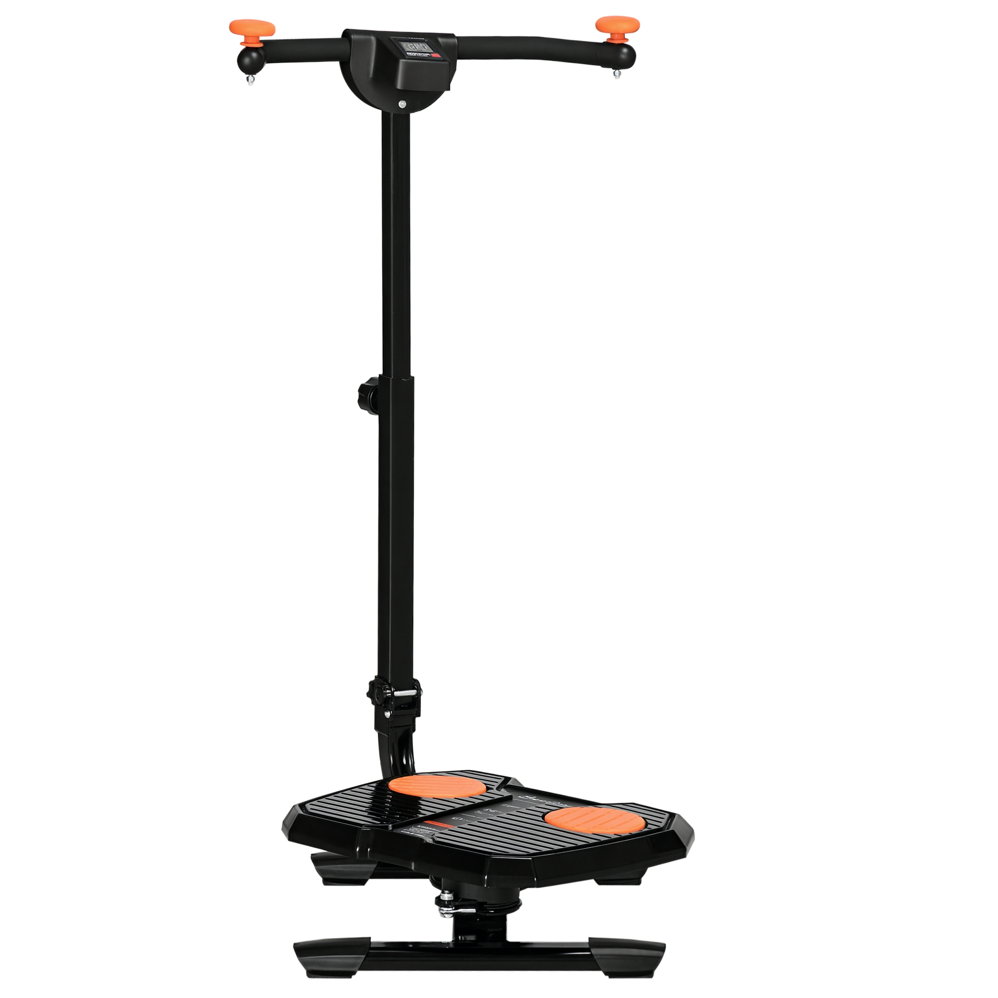Soozier Foldable Ab Twister Board for Waist Trimming with LCD Display, Ab Workout Equipment for Women and Men, Orange