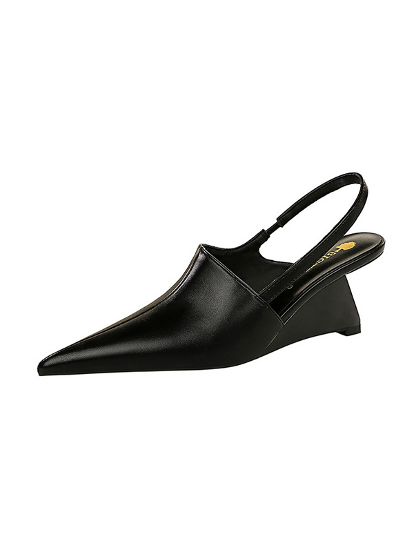 Split-Joint Pointed-Toe Pumps BLACK-40