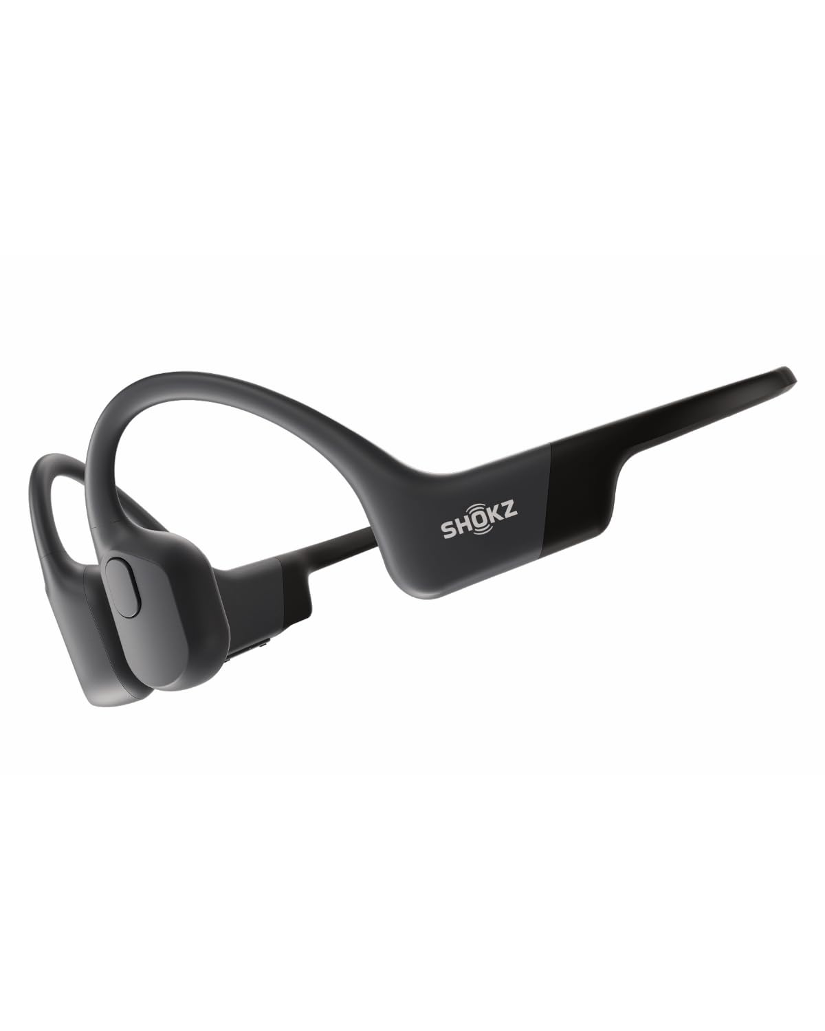 SHOKZ OpenRun Bone Conduction Open-Ear Bluetooth Sport Headphones, Running Workout，Sweat Headband, IP67 Sweat Resistant, 8H Playtime, Mic, Black