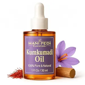 TMPE Kumkumadi Oil for Face, Ayurvedic Face Oil with Saffron & Sandalwood, Lightweight Facial Oil for Glowing Skin, Uneven Tone & Dullness, 1 Fl Oz