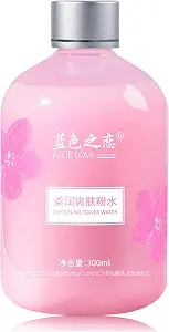 BLUE LOVE Pink Toner for Face - Hydrating & Soothing Water Formula with Hyaluronic Acid, Refines Pores, Balances pH, Gentle for Daily Use on All Skin Types