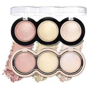 Moily Lightweight Blush Palette Highly Pigmented Blendable Formula with Shimmer and Matte Options Type 3 One Size