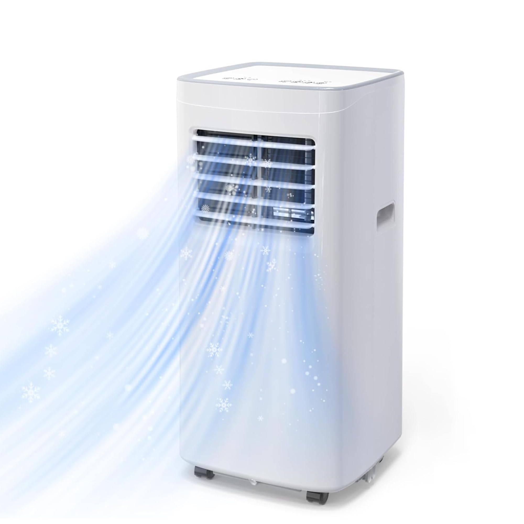 Coolblus Portable Air Conditioners, 8400 BTU air conditioner Cools Up to 340 Sq.Ft, 3 in 1 Portable AC with Remote, 24H Timer, Sleep Mode, Window Kit & Filter Brush, No Wall Required, White-8400BTU