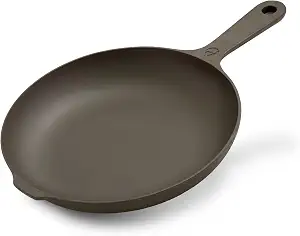 Chef Skillet - Pre-Seasoned Cast Iron Skillet, Lightweight and Polished Smooth, Naturally Non-Stick Cast Iron Frying Pan, Oven Safe & Induction Compatible (10")