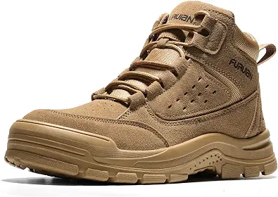 Furuian Tactical Boots for Men Women Non Slip Work Shoes for Men Comfortable Hiking Boot For Outdoor Climbing Trekking Backpacking