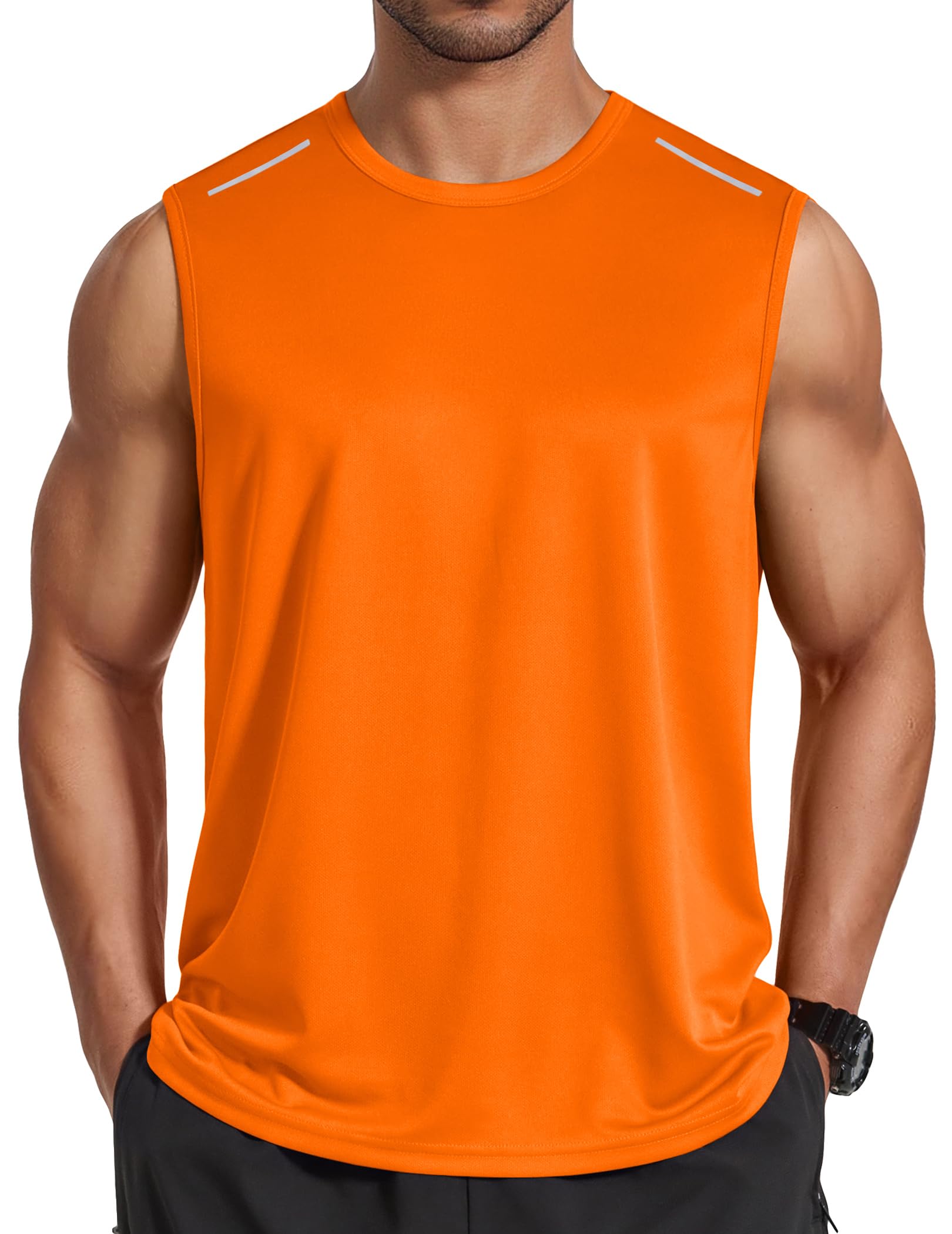 COOFANDY Men's Sleeveless Shirt Quick Dry Workout Tank Top Gym Muscle T Shirts Sport Athletic Tanks Moisture Wicking