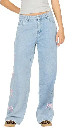 Forever 21 Women's Wide-Leg Jeans