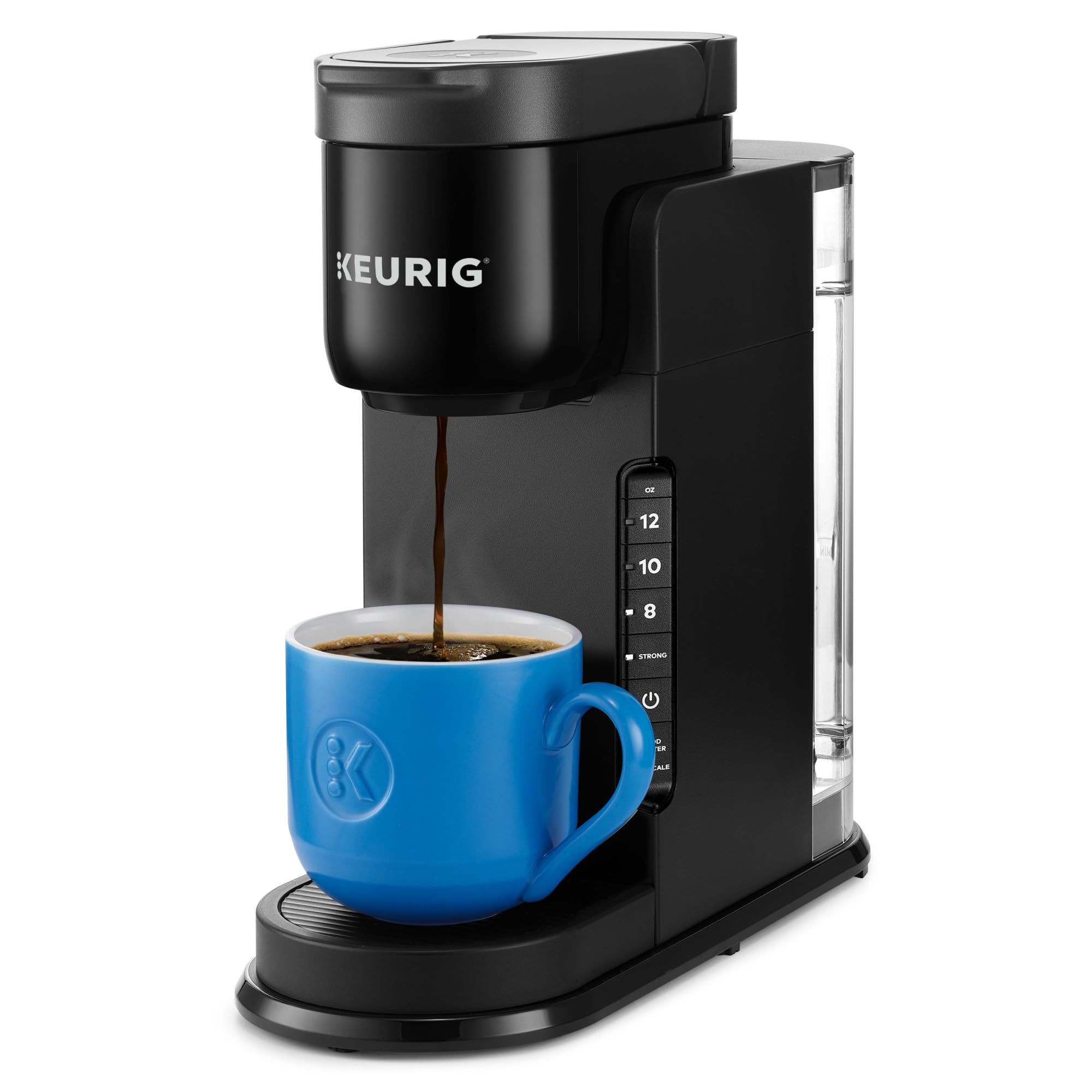 Keurig K-Express Single Serve K-Cup Pod Coffee Maker, 3 Brew Sizes, Strong Button Feature, 42oz Removable Reservoir, Black | 3 Brew Sizes, Strong Brew, 42 Oz Removable Reservoir, K-Cup Pod Compatible
