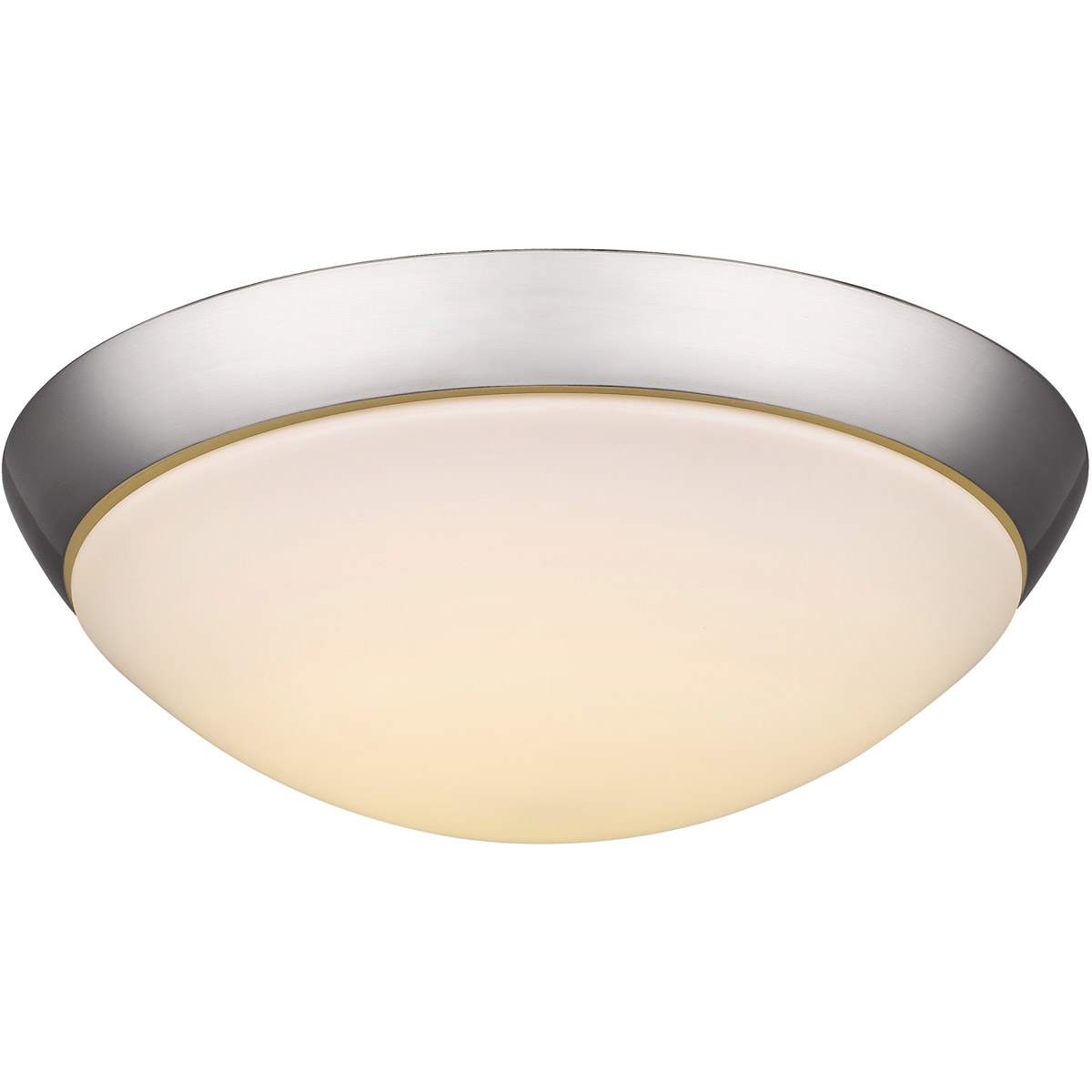 Acclaim Lighting IN51395SN FM LED 15 inch Satin Nickel Flushmount Ceiling Light